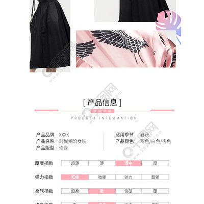 時尚淘寶女裝詳情頁模板 打造專業(yè)視覺與高效轉(zhuǎn)化